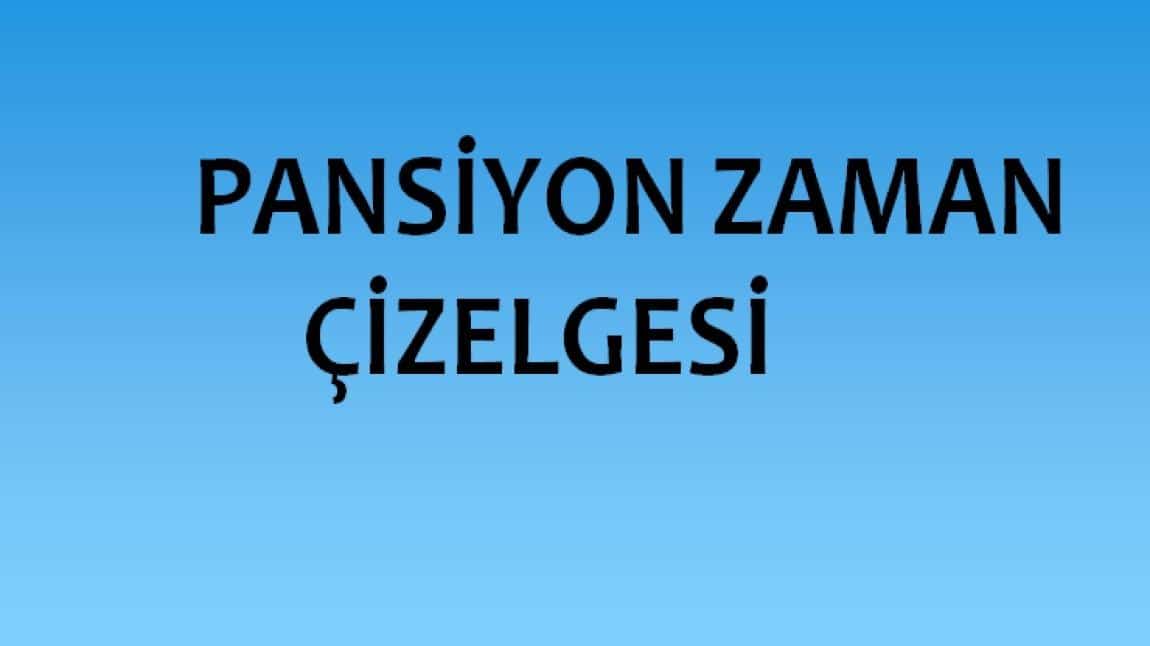 Pansiyon Zaman Çizelgesi